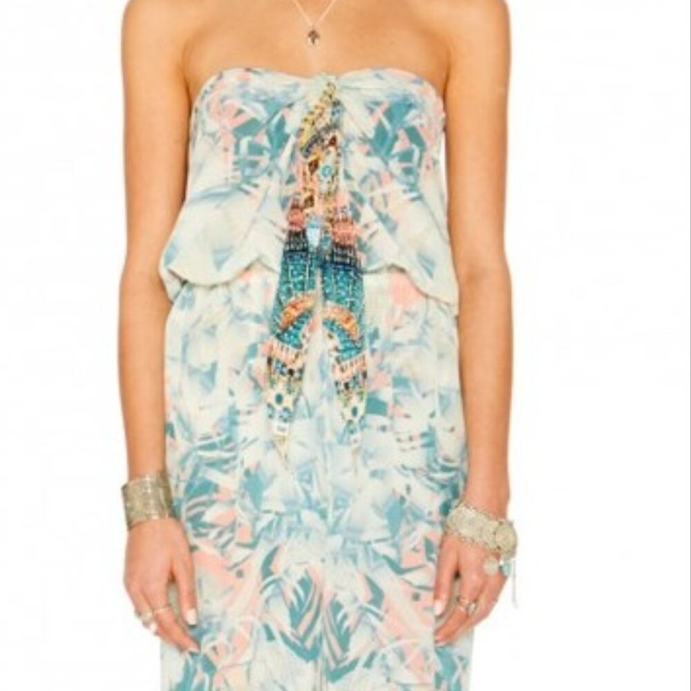 Camilla Garden of Dreams Front tie Romper